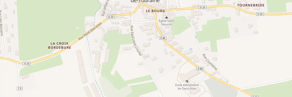 Plan du 3 Rue Paul-Louis Courier à Souvigny-de-Touraine