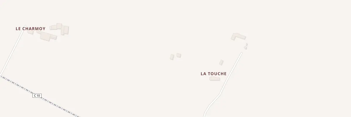 Plan du 3 La Touche au Poislay
