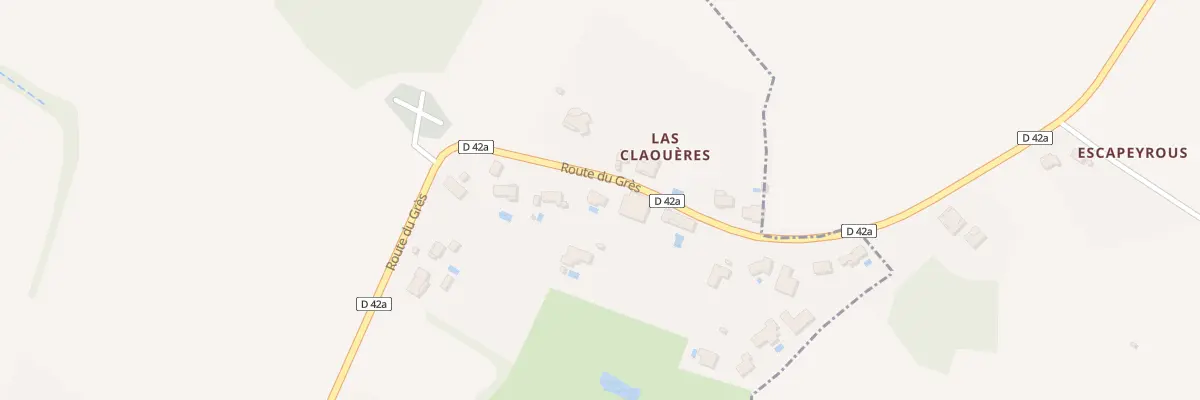Plan du 588 Rte du Grés à Caubiac