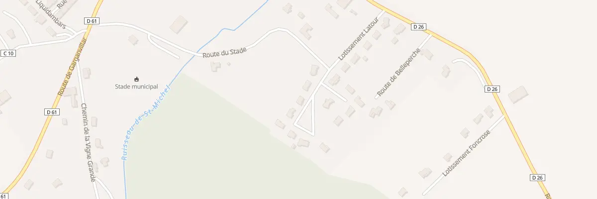Plan du 3 Lot Saint-Michel à Castelferrus