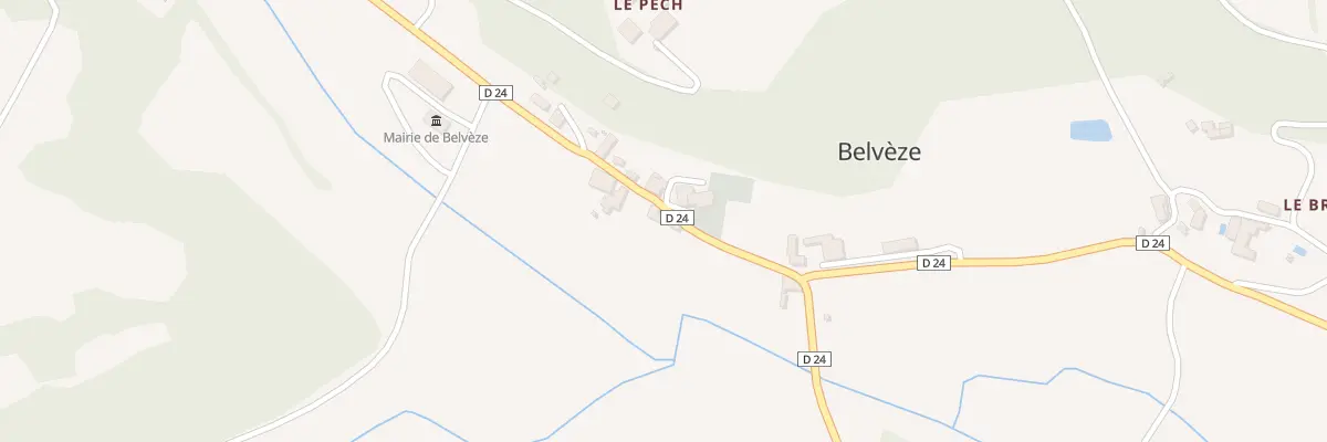 Plan du 5121 Belveze à Belvèze