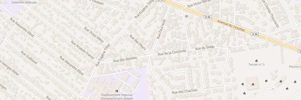 Plan du 18 Rue Paul Noel à Sotteville-lès-Rouen