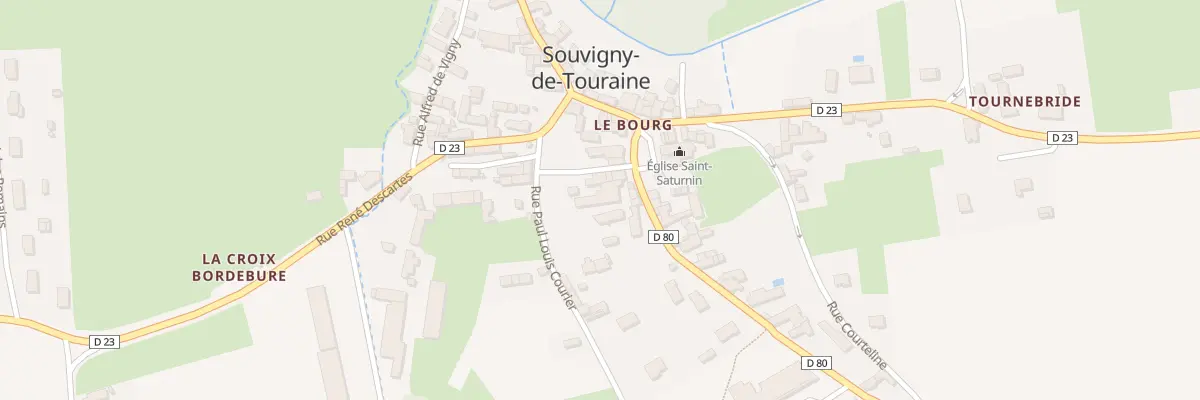 Plan du 12 Rue Ronsard à Souvigny-de-Touraine