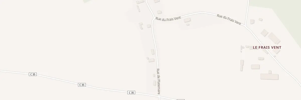Plan du 135 Le Vallot à Brosville