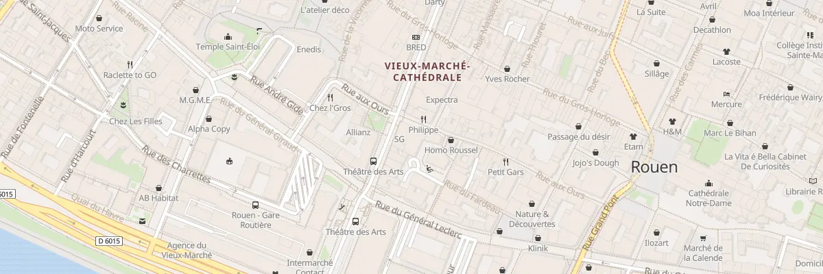 Plan du 71 Rue aux Ours à Rouen