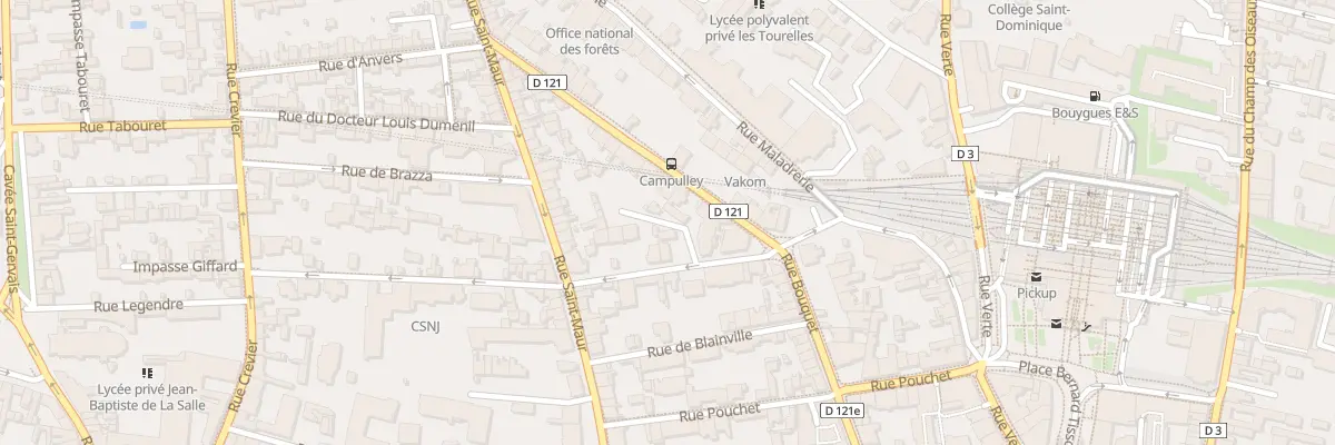 Plan du 59 Rue Bouquet à Rouen