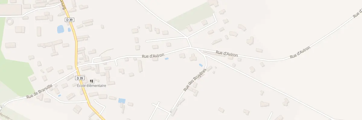 Plan du 27 Rue des Bruyères à Gauville-la-Campagne