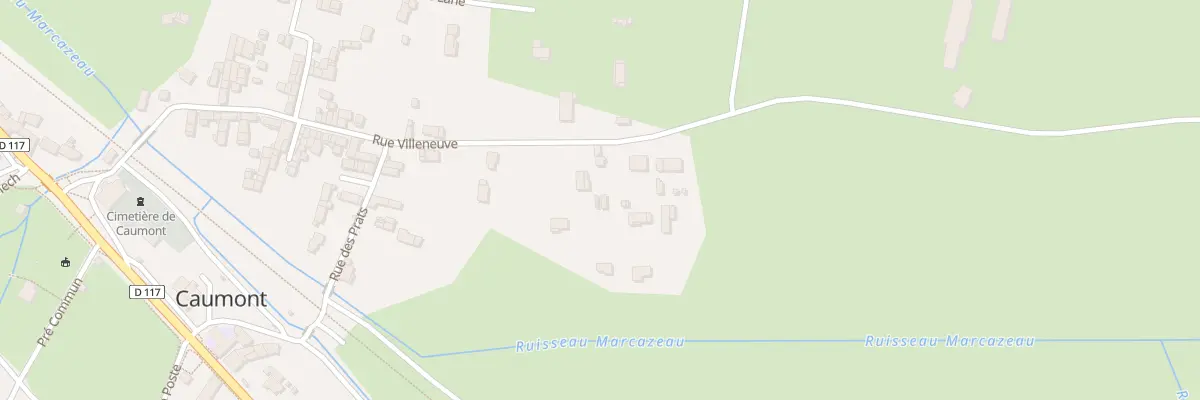 Plan du 4 Che de Sentaraille à Caumont