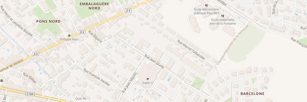 Plan du 5 Rue Jean Jaurès à L’Isle-Jourdain