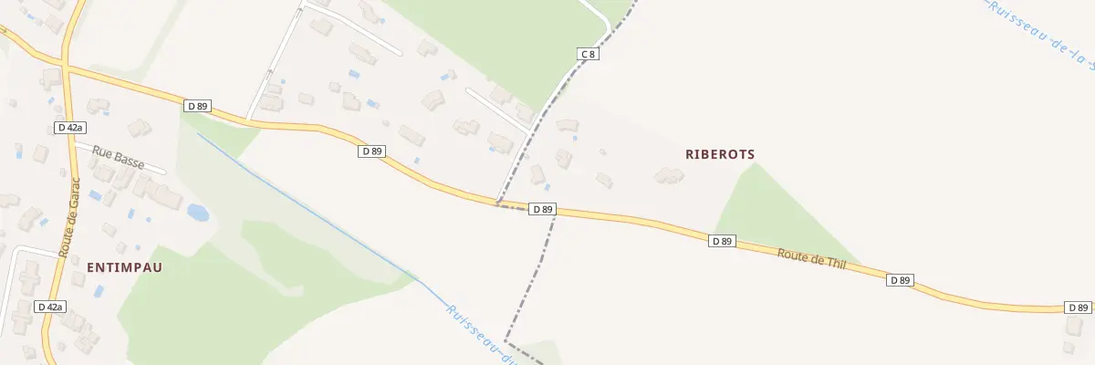 Plan du 69A Riberots au Grès