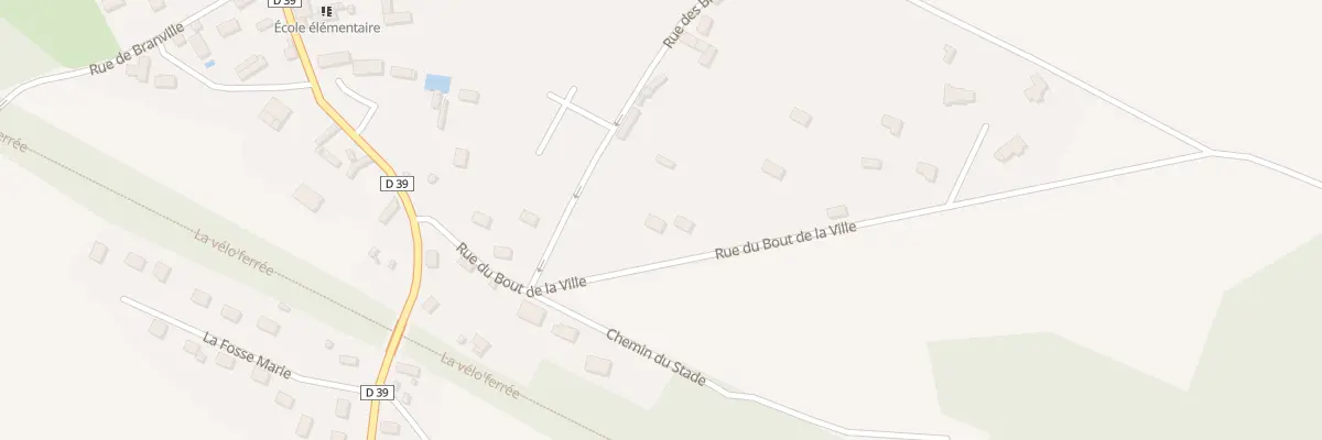 Plan du 3 Rue du Bout de la Ville à Gauville-la-Campagne