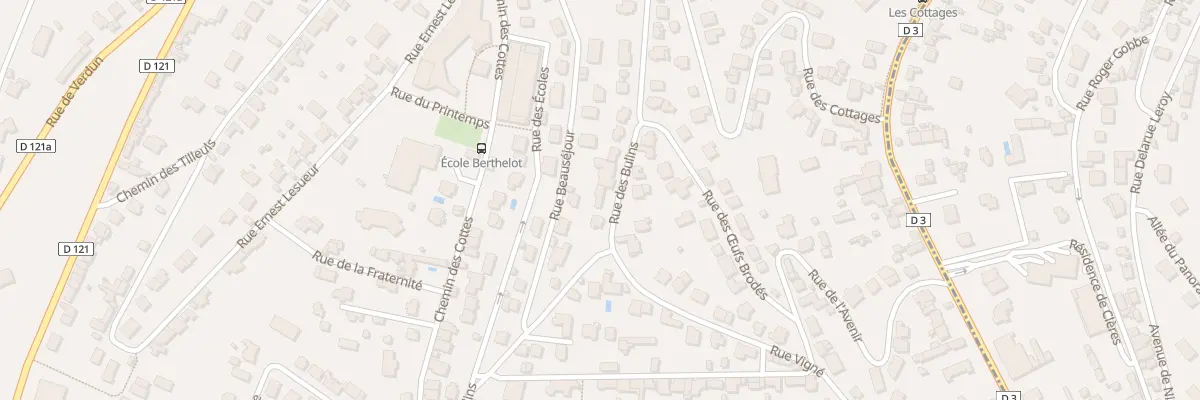 Plan du 21 Rue des Bulins à Mont-Saint-Aignan