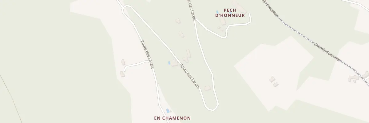 Plan du 1555 Rte des Lacets à Saint-Léon-sur-Vézère