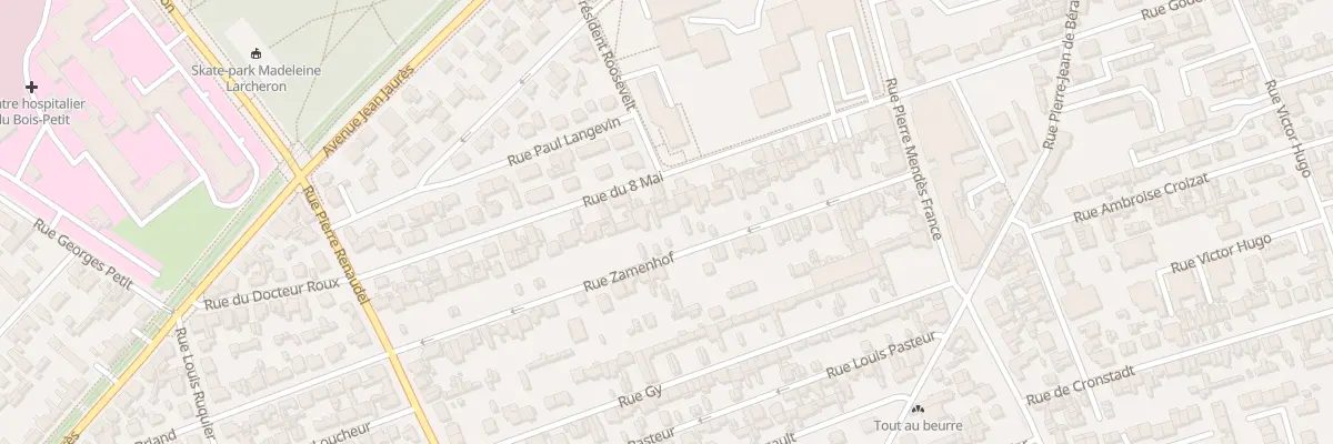 Plan du 38 Rue Zamenhof à Sotteville-lès-Rouen