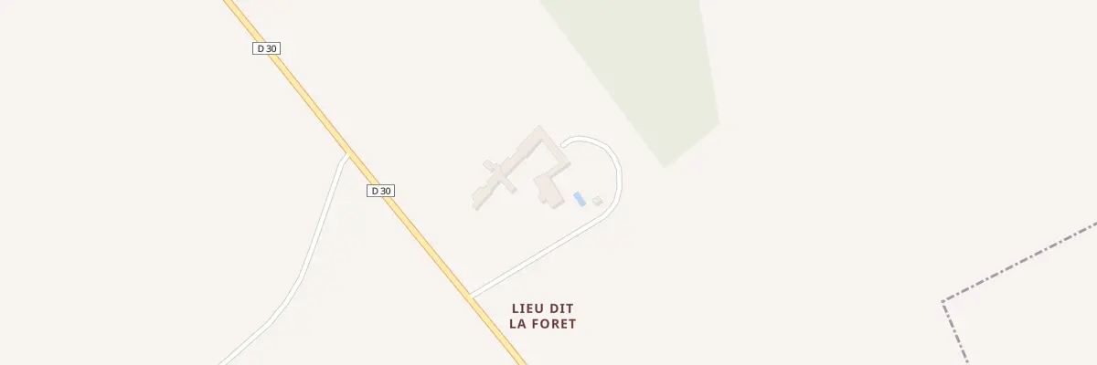 Plan du 2 La Foret à Louvilliers-lès-Perche