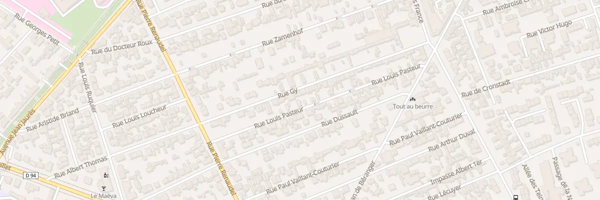 Plan du 54 Rue Pasteur à Sotteville-lès-Rouen