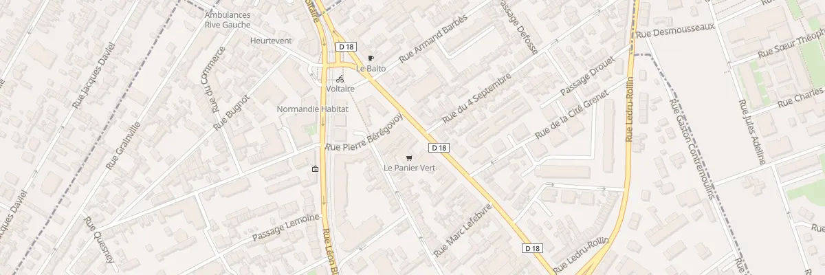 Plan du 18 Rue Pierre Corneille à Sotteville-lès-Rouen