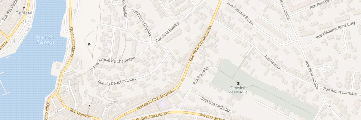 Plan du 1B Rue de la Cite de Limes à Dieppe