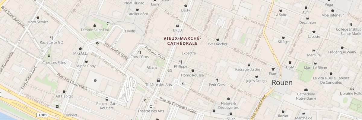 Plan du 56 Rue aux Ours à Rouen
