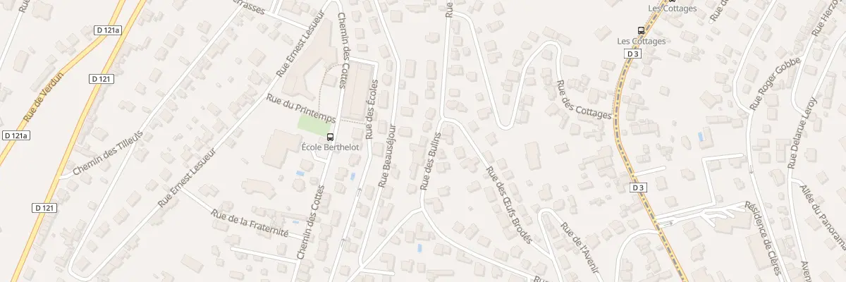Plan du 25 Rue des Bulins à Mont-Saint-Aignan