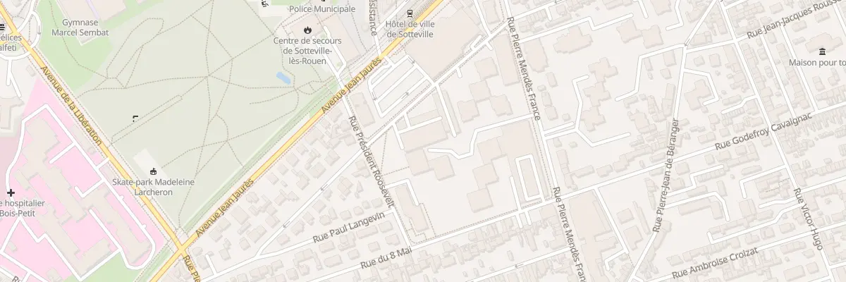 Plan du 170I Rue President Roosevelt à Sotteville-lès-Rouen