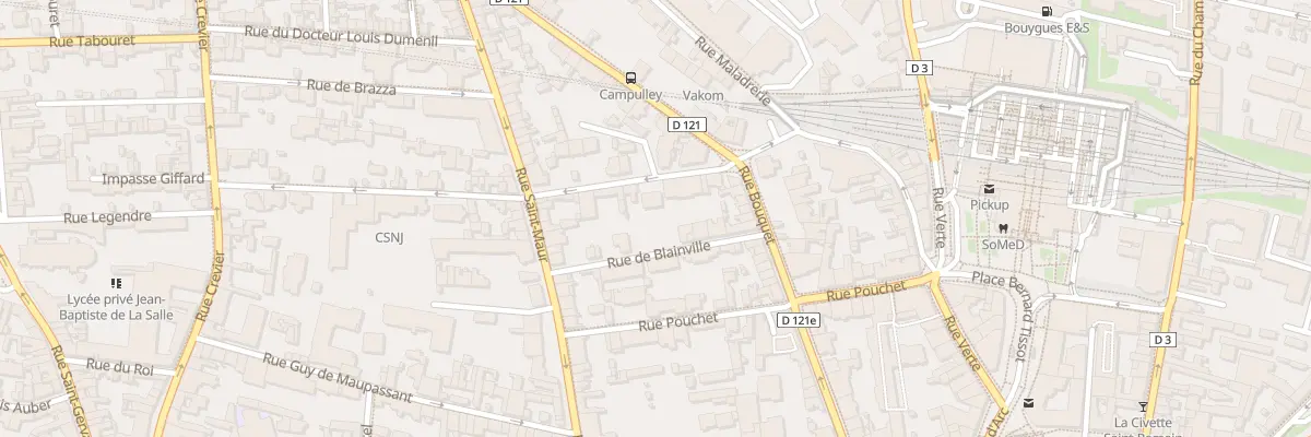 Plan du 23 Rue de Campulley à Rouen