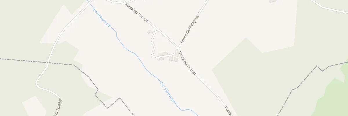 Plan du 3372 Rte du Thonac à Fanlac