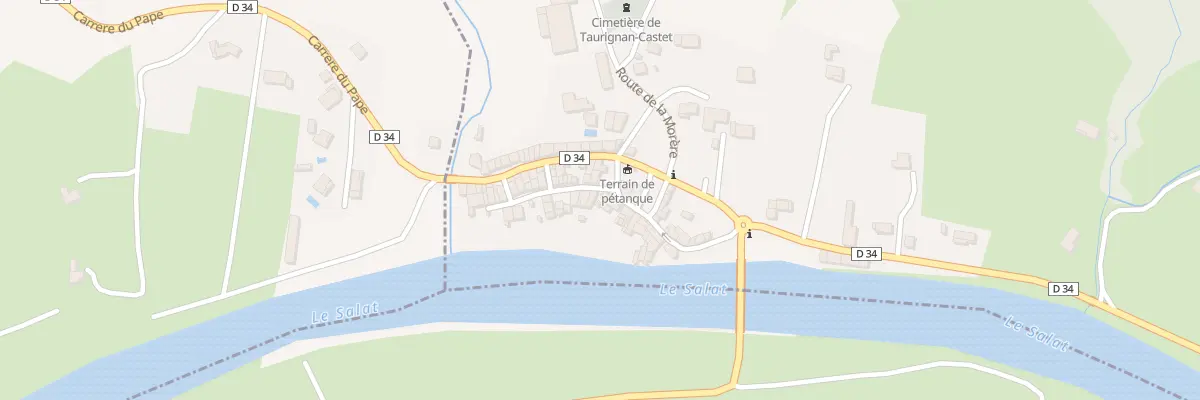 Plan du 20 Village à Taurignan-Castet