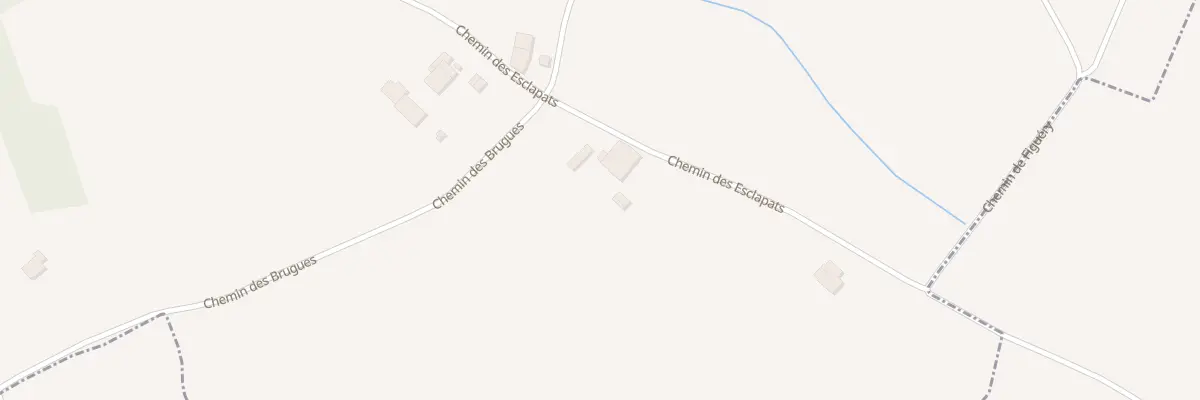 Plan du 6 Che des Esclapats à Castelferrus
