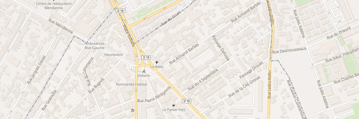 Plan du 113 Rue Armand Barbes à Sotteville-lès-Rouen