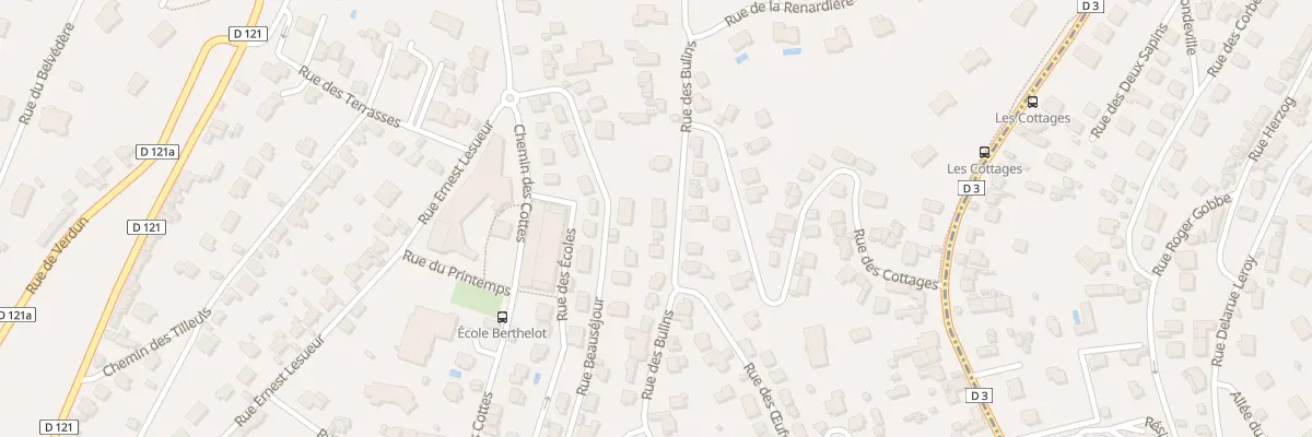 Plan du 33 Rue des Bulins à Mont-Saint-Aignan
