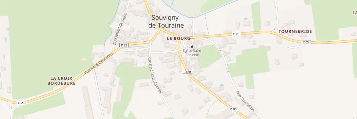 Plan du 14 Rue Ronsard à Souvigny-de-Touraine