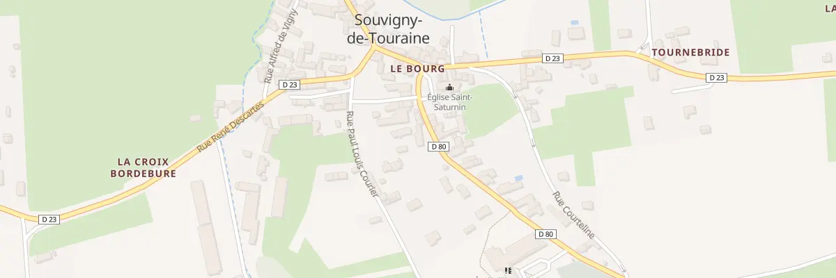 Plan du 16 Rue Ronsard à Souvigny-de-Touraine