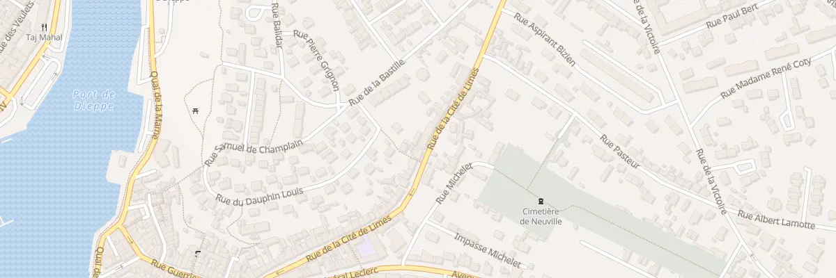 Plan du 3 Rue de la Cite de Limes à Dieppe