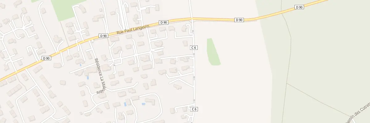 Plan du 1005 Rue de la Voix Maline à Houppeville