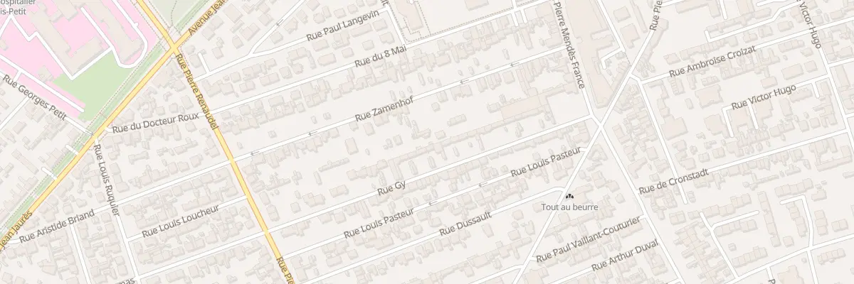 Plan du 45 Rue Zamenhof à Sotteville-lès-Rouen