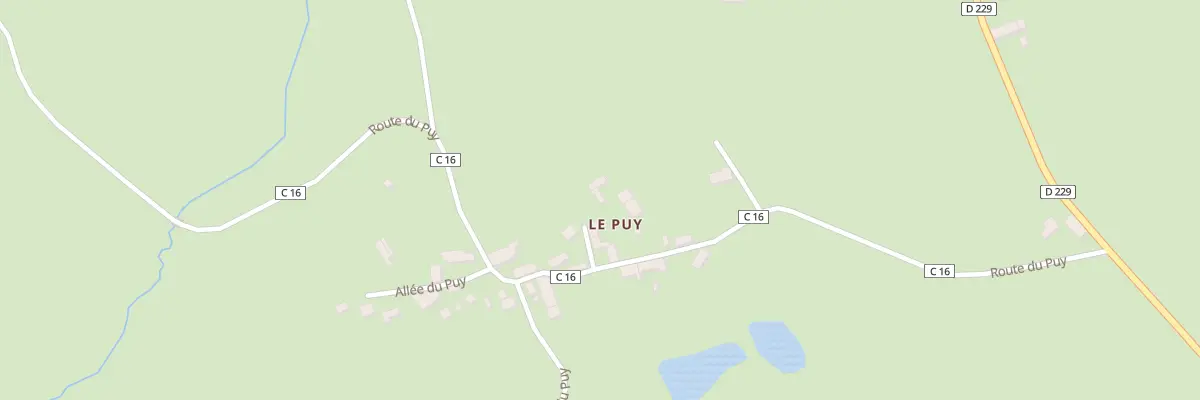 Plan du 7 Pas du Puy Lafont à Ladignac-le-Long