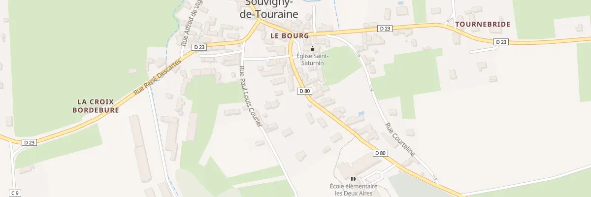 Plan du 22 Rue Pierre de Ronsard à Souvigny-de-Touraine