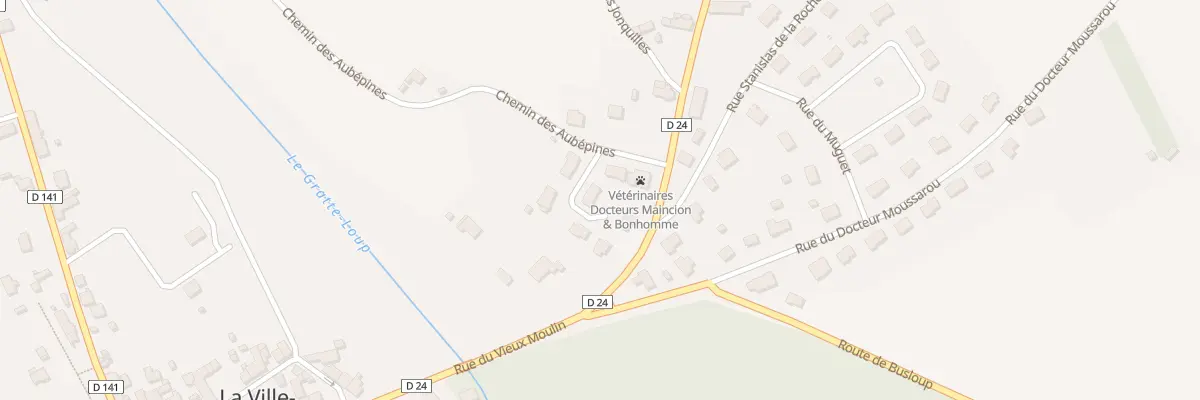 Plan du 3 All des Acacias à La Ville-aux-Clercs