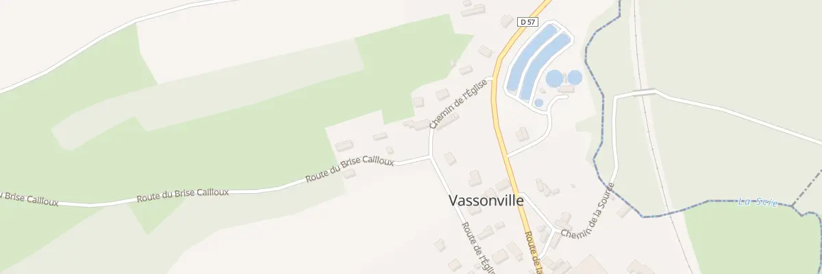 Plan du 2 Rte du Brise Cailloux à Vassonville