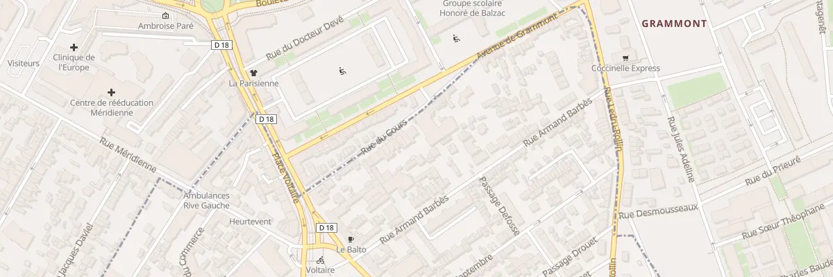 Plan du 32 Rue du Cours à Sotteville-lès-Rouen