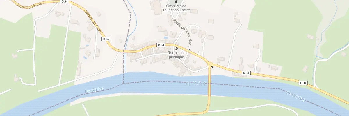 Plan du 22 Village à Taurignan-Castet