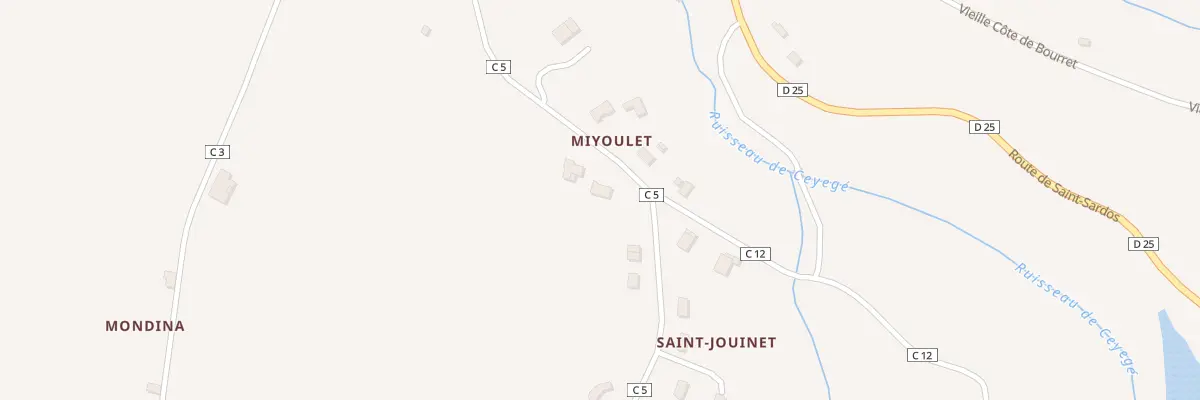 Plan du 5234 Coste d’Iot à Larrazet