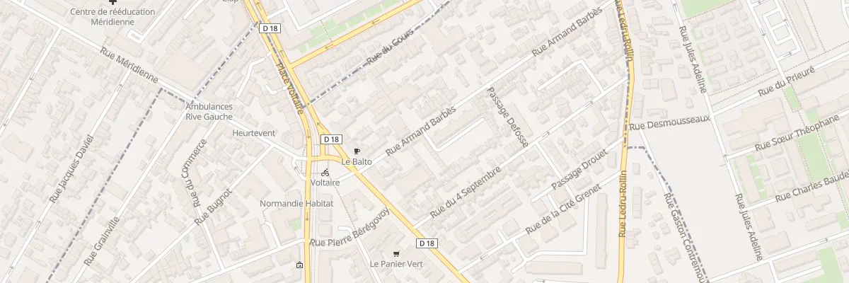 Plan du 77 Rue Armand Barbes à Sotteville-lès-Rouen