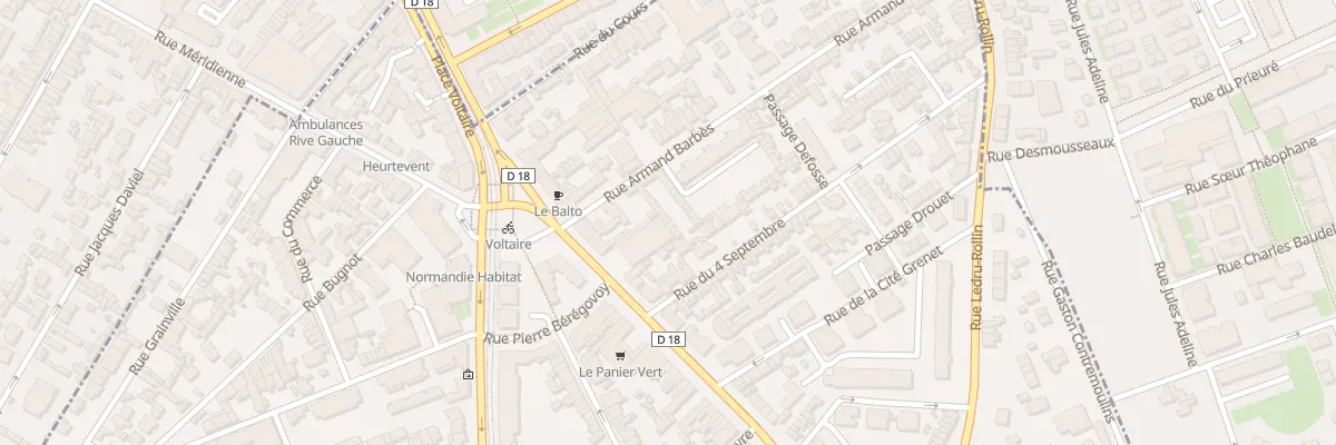 Plan du 99 Rue Armand Barbes à Sotteville-lès-Rouen
