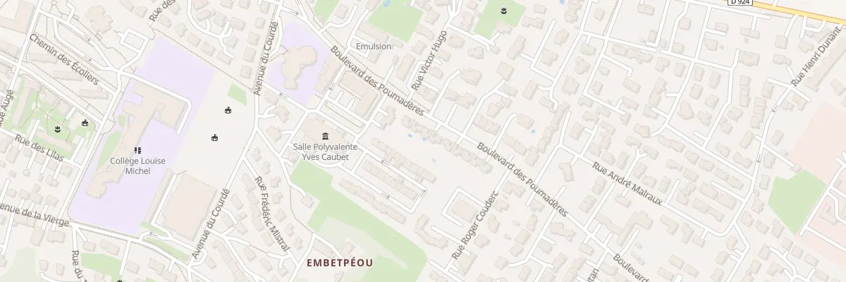 Plan du 5 Bd des Poumadères à L’Isle-Jourdain