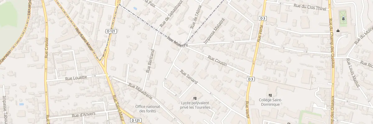 Plan du 14 Rue Senard à Rouen