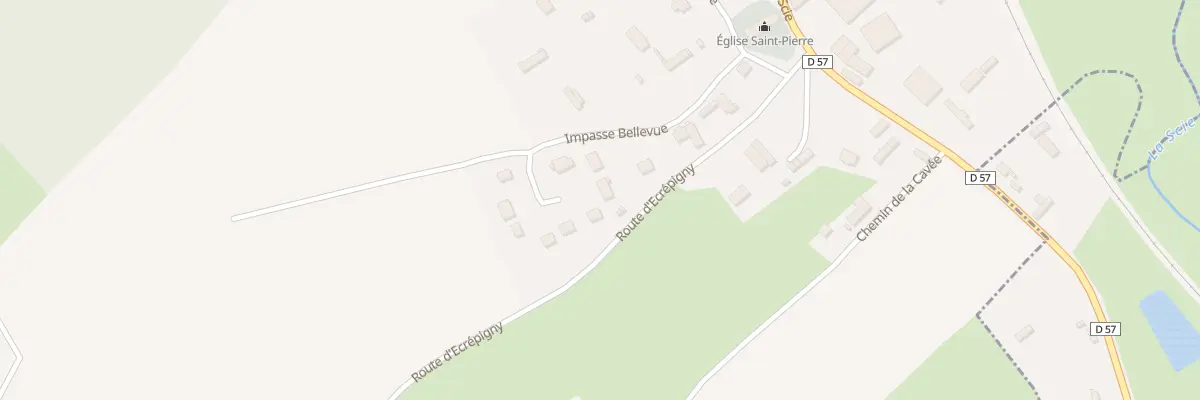 Plan du 238 Imp Bellevue à Vassonville