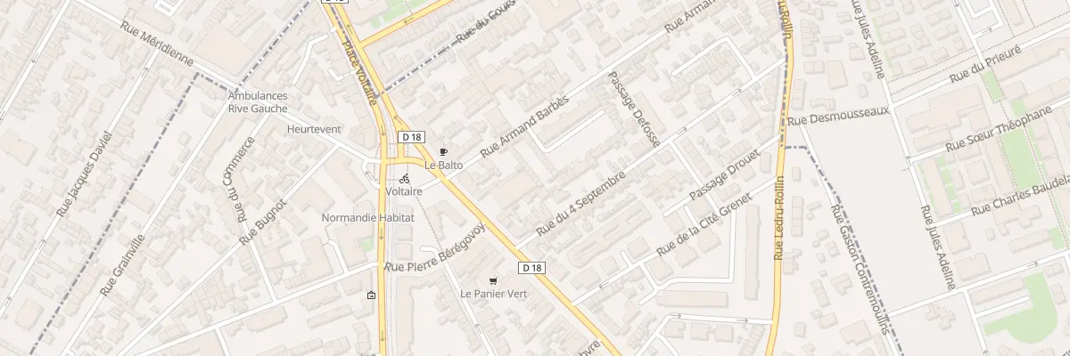 Plan du 97 Rue Armand Barbes à Sotteville-lès-Rouen