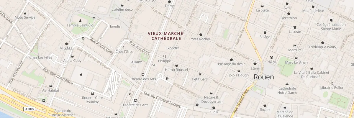 Plan du 48 Rue aux Ours à Rouen